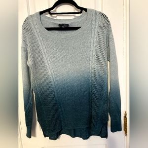 American Eagle Outfitters Size S/P GREEN GRAY SWEATER